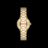 Buy Shop Emporio Armani Mia Crystals Gold Dial Gold Steel Strap Watch for Women - AR11609 USA Online