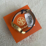 Buy Shop Tory Burch Collins Quartz Blue Dial Blue Leather Strap Watch for Women - TBW1203 USA Online