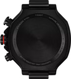 Buy Shop Tissot T Race Chronograph Black Dial Red Rubber Strap Watch for Men - T141.417.37.061.01 USA Online