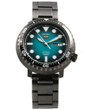 Buy Shop Seiko 5 Sports Automatic Turquoise Dial Grey Steel Strap Watch for Men - SRPC65J1 USA Online