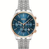 Buy Shop Hugo Boss Avery Chronograph Blue Dial Silver Steel Strap Watch for Men - 1514158 USA Online
