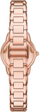 Buy Shop Emporio Armani Mia Mother of Pearl Dial Rose Gold Steel Strap Watch for Women - AR11671 USA Online