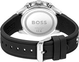Buy Shop Hugo Boss Runner Chronograph Black Dial Black Silicone Strap Watch for Men - 1514141 USA Online