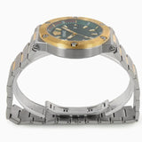 Buy Shop Versace Greca Logo Diver Quartz Green Dial Two Tone Steel Strap Watch for Men - VE8G00524 USA Online