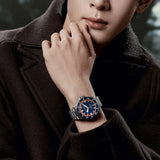 Buy Shop Emporio Armani Sea Explorer Blue Dial Silver Steel Strap Watch for Men - AR60090 USA Online