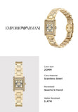 Buy Shop Emporio Armani Genni Crystals Gold Dial Gold Steel Strap Watch for Women - AR11663 USA Online