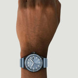 Buy Shop Emporio Armani Sea Explorer Divers Blue Dial Blue Silicone Strap Watch for Men - AR11685 USA Online