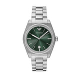 Buy Shop Emporio Armani Frederico Analog Green Dial Silver Steel Strap Watch for Men - AR11621 USA Online