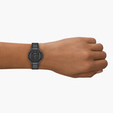 Buy Shop Hugo Boss Taper Chronograph Black Dial Black Steel Strap Watch for Men - 1514088 USA Online