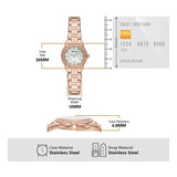 Buy Shop Emporio Armani Mia Mother of Pearl Dial Rose Gold Steel Strap Watch for Women - AR11671 USA Online