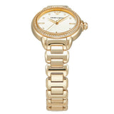 Buy Shop Emporio Armani Mia Crystals Gold Dial Gold Steel Strap Watch for Women - AR11609 USA Online
