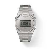 Buy Shop Tissot Digital Quartz Silver Dial Silver Steel Strap Watch for Men - T137.463.11.030.00 USA Online