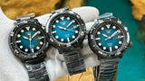Buy Shop Seiko 5 Sports Automatic Turquoise Dial Grey Steel Strap Watch for Men - SRPC65J1 USA Online