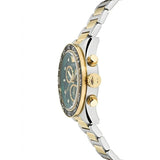 Buy Shop Versace Greca Dome Chronograph Green Dial Two Tone Steel Strap Watch for Men - VE6K00423 USA Online