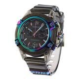 Buy Shop Versace Icon Active Chronograph Black Dial Grey Silicone Strap Watch for Men - VEZ701022 USA Online
