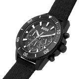 Buy Shop Hugo Boss Admiral Chronograph Black Dial Black Nylon Strap Watch for Men - 1513918 USA Online