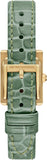 Buy Shop Emporio Armani Classic White Dial Green Leather Strap Watch for Women - AR11661 USA Online
