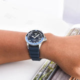 Buy Shop Emporio Armani World Explorer GMT Blue Dial Blue Rubber Strap Watch for Men - AR11592 USA Online