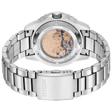 Buy Shop Citizen Mechanical Automatic White Dial Silver Steel Strap Watch for Men - NJ0171-81A USA Online