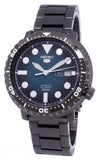 Buy Shop Seiko 5 Sports Automatic Turquoise Dial Grey Steel Strap Watch for Men - SRPC65J1 USA Online