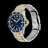 Buy Shop Emporio Armani World Explorer Blue Dial Two Tone Steel Strap Watch for Men - AR11682 USA Online