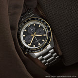 Buy Shop Seiko Prospex Speedtimer Solar Chronograph Black Dial Silver Steel Strap Watch for Men - SSC941 USA Online