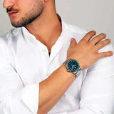 Buy Shop Maserati Competizione Blue Dial Silver Steel Strap Watch for Men - R8853100029 USA Online