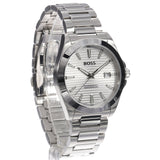Buy Shop Hugo Boss Strike Silver Dial Silver Steel Strap Watch for Men - 1514176 USA Online