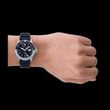 Buy Shop Emporio Armani World Explorer GMT Blue Dial Blue Rubber Strap Watch for Men - AR11592 USA Online