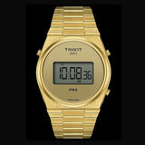 Buy Shop Tissot PRX Digital Quartz Gold Dial Gold Steel Strap Watch for Men - T137.463.33.020.00 USA Online