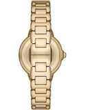 Buy Shop Emporio Armani Mia Crystals Gold Dial Gold Steel Strap Watch for Women - AR11609 USA Online