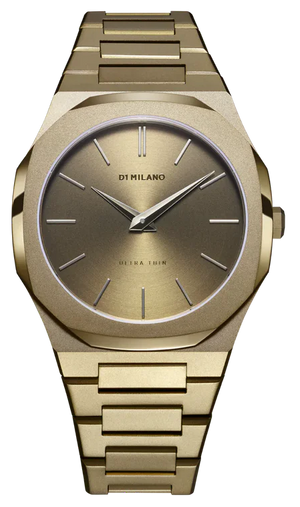 Buy Shop D1 Milano Ultra Thin Dusky Green Dial Green Steel Strap Watch for Men - D1-UTBJ36 USA Online