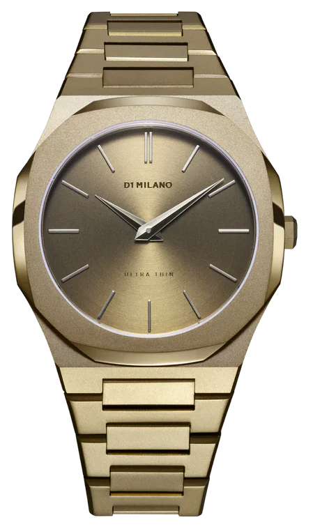 Buy Shop D1 Milano Ultra Thin Dusky Green Dial Green Steel Strap Watch for Men - D1-UTBJ36 USA Online