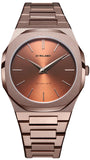 Buy Shop D1 Milano Ultra Thin Brown Dial Brown Steel Strap Watch for Women - D1-UTBL38 USA Online