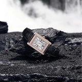 Buy Shop Emporio Armani Genni Silver Dial Black Leather Strap Watch for Women - AR11624 USA Online