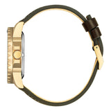 Buy Shop Citizen Mechanical Automatic Green Dial Brown Leather Strap Watch for Men - NJ0173-18X USA Online