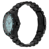 Buy Shop Emporio Armani Sea Explorer Turquoise Blue Dial Black Steel Strap Watch for Men - AR60084 USA Online