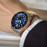 Buy Shop Citizen Mechanical Automatic Blue Dial Two Tone Steel Strap Watch for Men - NJ0174-82L USA Online