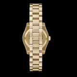 Buy Shop Emporio Armani Federica Mother of Pearl White Dial Gold Steel Strap Watch for Women - AR11657 USA Online