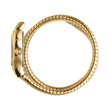 Buy Shop Just Cavalli Serpente Metallica White Dial Gold Steel Strap Watch for Women - JC1L223M0025 USA Online