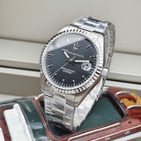 Buy Shop Maserati Competizione Black Dial Silver Steel Strap Watch for Men - R8853100028 USA Online