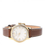 Buy Shop Burberry The Utilitarian White Dial Brown Leather Strap Watch for Women - BU7865 USA Online