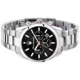 Buy Shop Maserati Attrazione Chronograph Black Dial Silver Steel Strap Watch for Men - R8853151010 USA Online