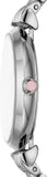 Buy Shop Emporio Armani Gianni T-Bar Pink Dial Silver Steel Strap Watch for Women - AR11686 USA Online