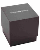 Buy Shop Emporio Armani Gino Black Dial Black Leather Strap Watch for Men - AR11666 USA Online