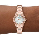Buy Shop Emporio Armani Mia Mother of Pearl Dial Rose Gold Steel Strap Watch for Women - AR11671 USA Online