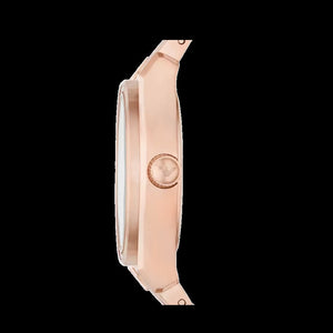Buy Shop Emporio Armani Federica Analog Mother of Pearl Dial Rose Gold Steel Strap Watch for Women - AR11558 USA Online