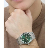Buy Shop Hugo Boss Candor Green Dial Silver Steel Strap Watch for Men - 1514079 USA Online
