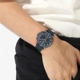 Buy Shop Hugo Boss Troper Chronograph Blue Dial Blue Leather Strap Watch for Men - 1514056 USA Online