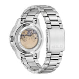 Buy Shop Citizen Mechanical Automatic Yellow Dial Silver Steel Strap Watch for Men - NJ0170-83Z USA Online